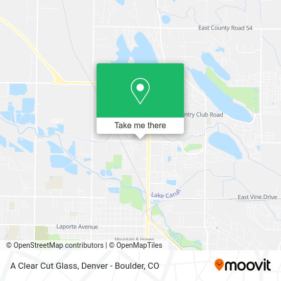 Mapa de A Clear Cut Glass