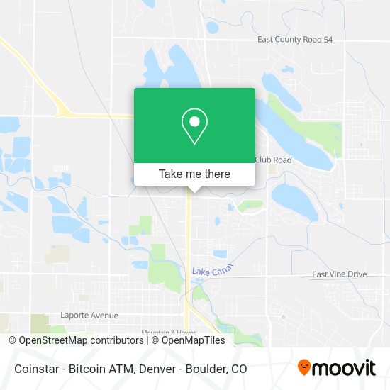 Coinstar - Bitcoin ATM map