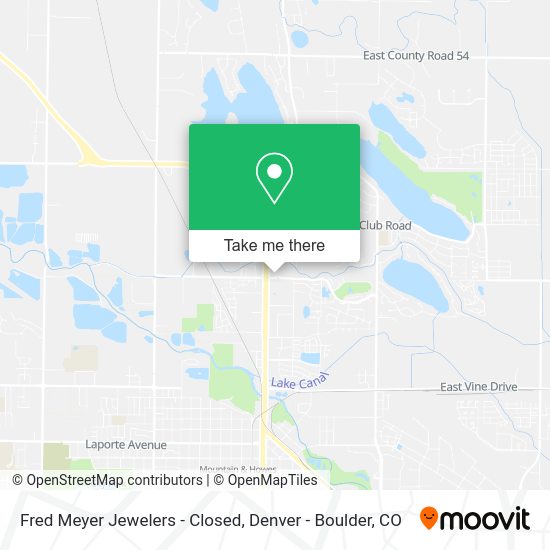 Mapa de Fred Meyer Jewelers - Closed