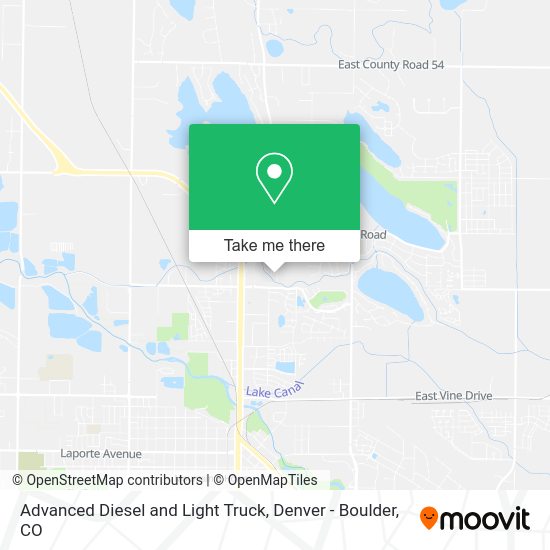 Advanced Diesel and Light Truck map