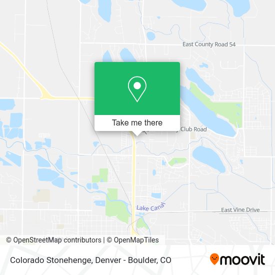 Colorado Stonehenge map