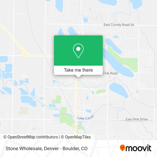 Mapa de Stone Wholesale