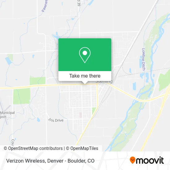 Mapa de Verizon Wireless