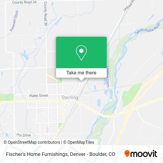 Fischer's Home Furnishings map