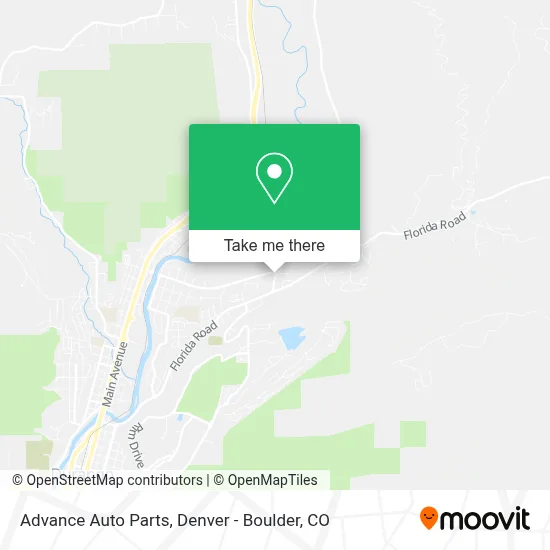 Advance Auto Parts map