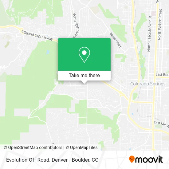 Evolution Off Road map