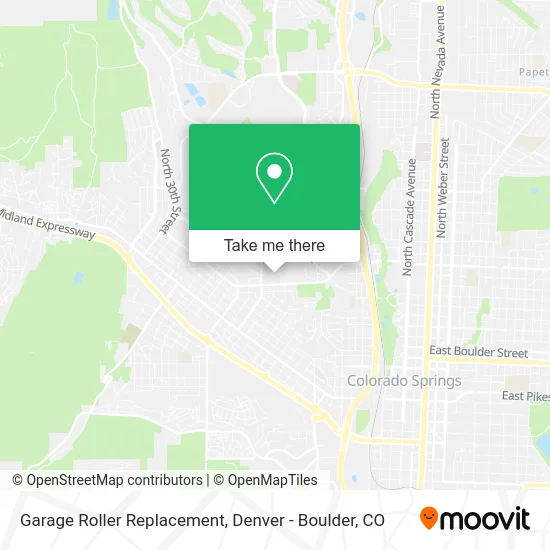 Garage Roller Replacement map