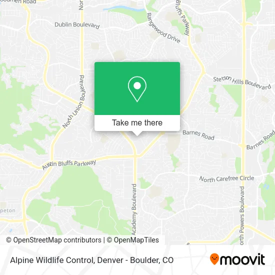 Mapa de Alpine Wildlife Control