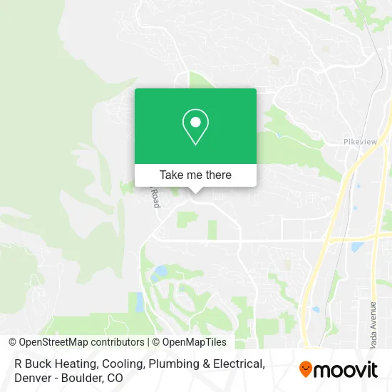 R Buck Heating, Cooling, Plumbing & Electrical map