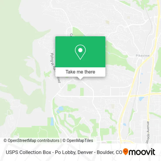 USPS Collection Box - Po Lobby map