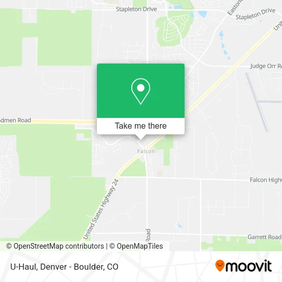 U-Haul map