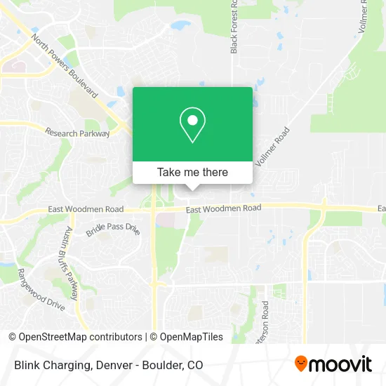 Blink Charging map