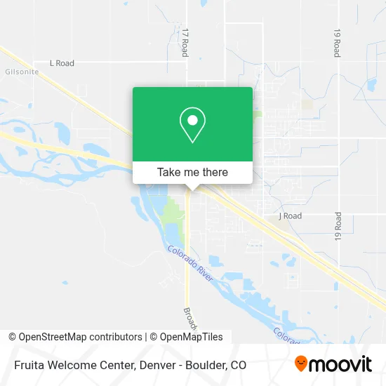 Fruita Welcome Center map