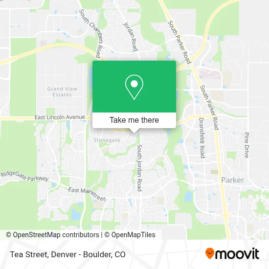 Tea Street map