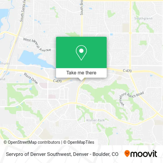 Mapa de Servpro of Denver Southwest