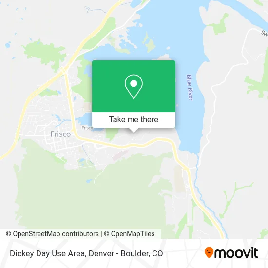 Dickey Day Use Area map