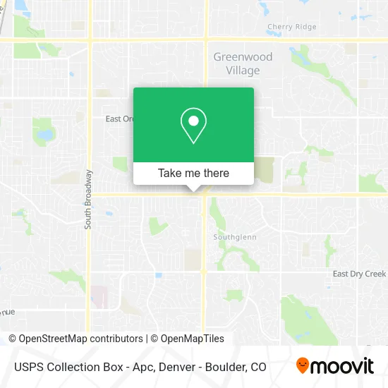 USPS Collection Box - Apc map