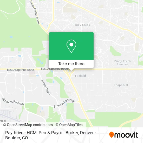 Paythrive - HCM, Peo & Payroll Broker map