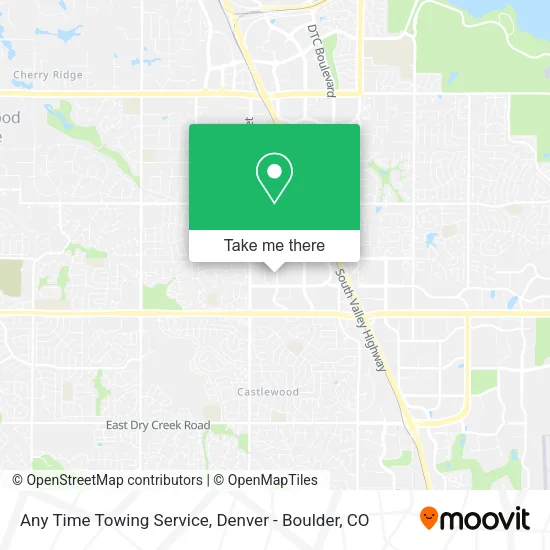 Mapa de Any Time Towing Service