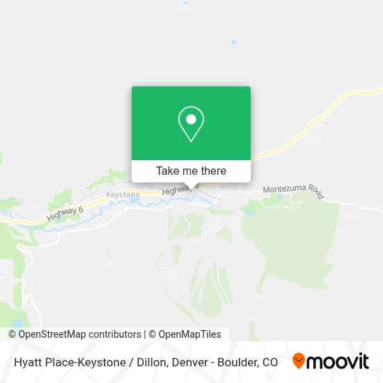 Hyatt Place-Keystone / Dillon map