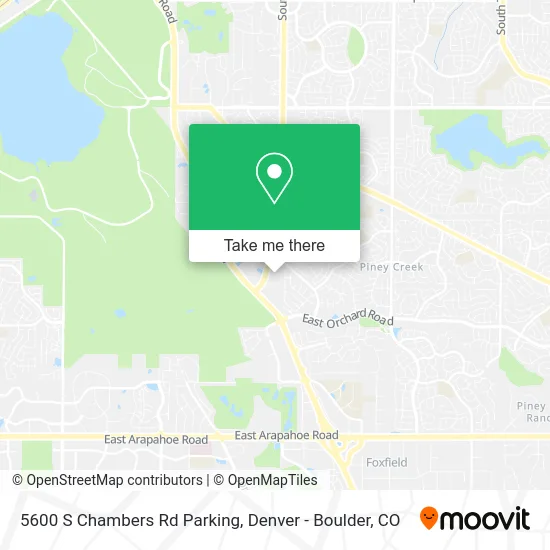 5600 S Chambers Rd Parking map