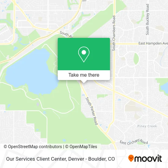 Our Services Client Center map