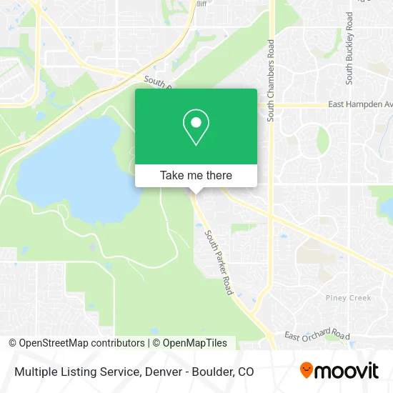 Mapa de Multiple Listing Service