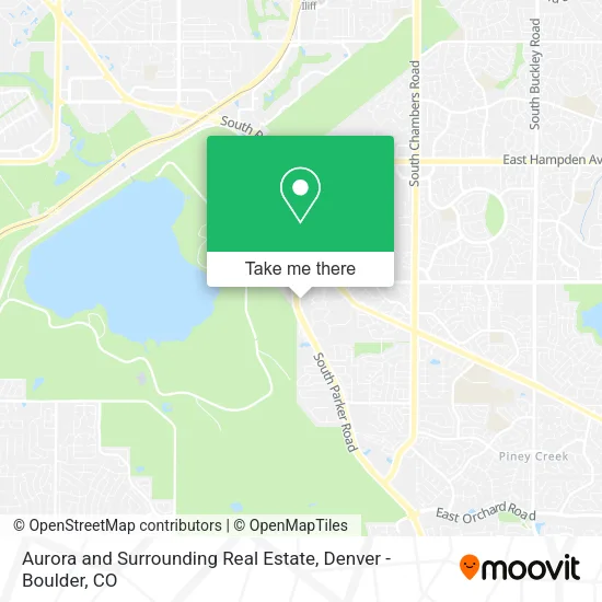 Mapa de Aurora and Surrounding Real Estate