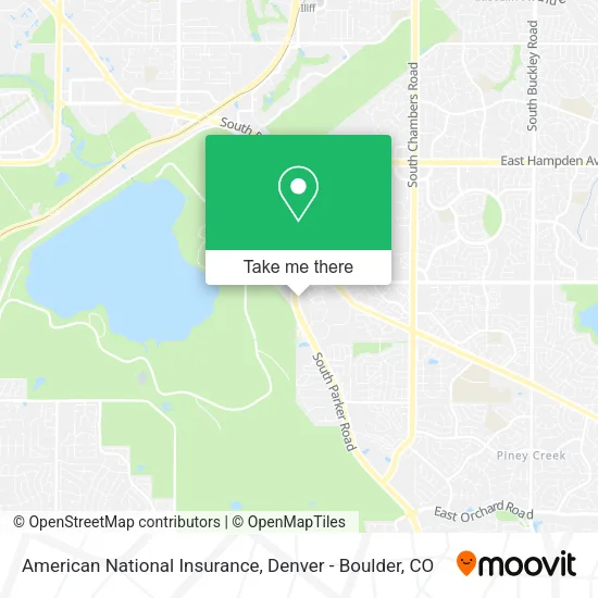 American National Insurance map