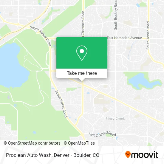 Proclean Auto Wash map