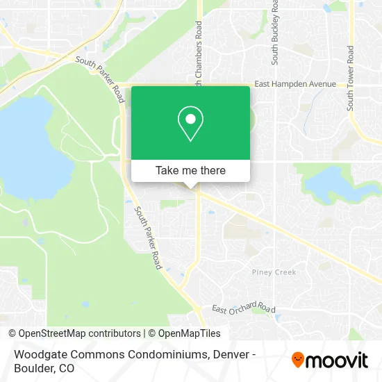 Woodgate Commons Condominiums map