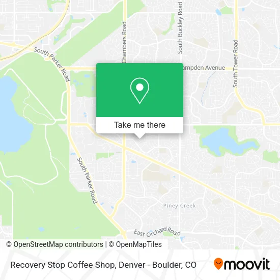 Recovery Stop Coffee Shop map