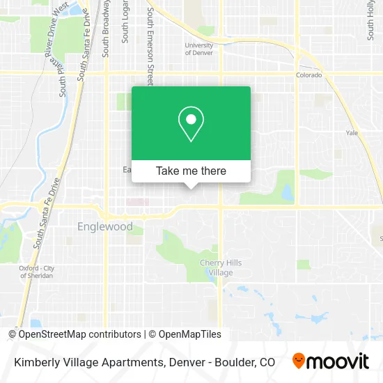 Mapa de Kimberly Village Apartments