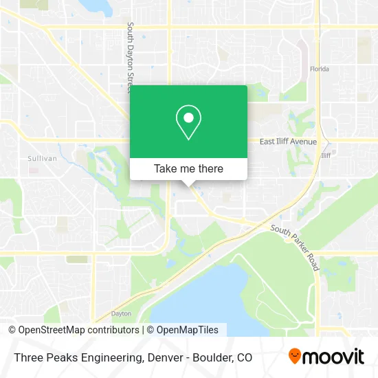Three Peaks Engineering map
