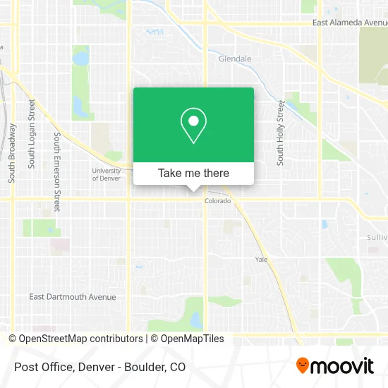 Post Office map