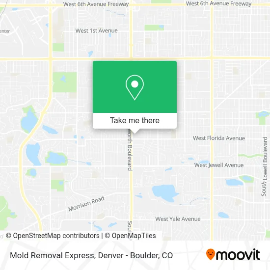 Mold Removal Express map