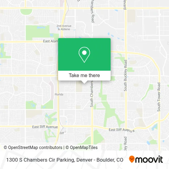 1300 S Chambers Cir Parking map