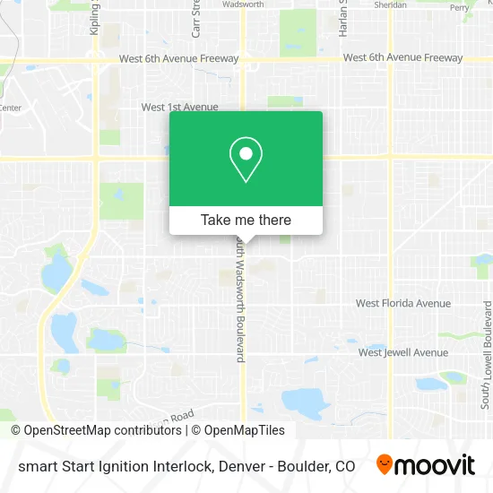 smart Start Ignition Interlock map