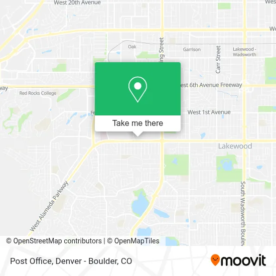 Post Office map