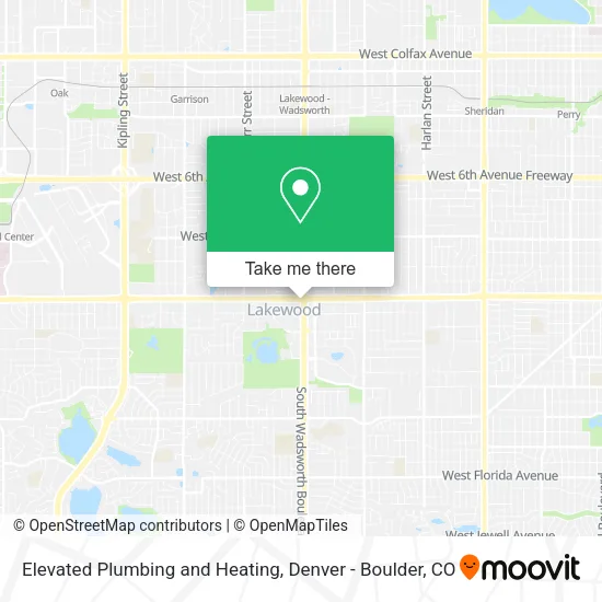 Mapa de Elevated Plumbing and Heating