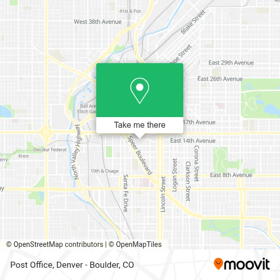 Post Office map