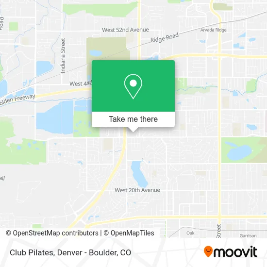 Club Pilates map