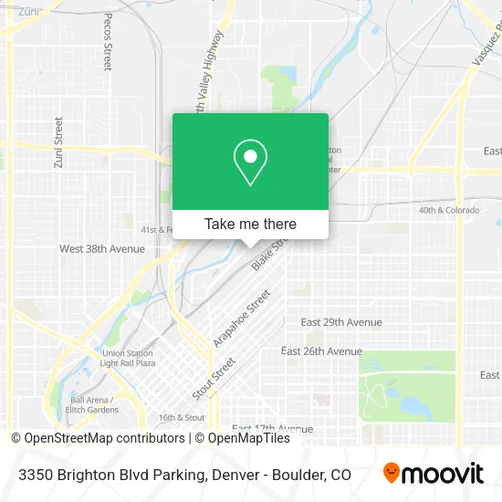 3350 Brighton Blvd Parking map