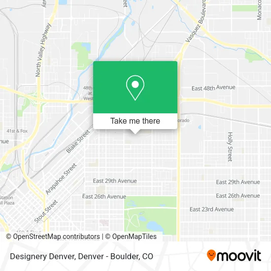 Designery Denver map