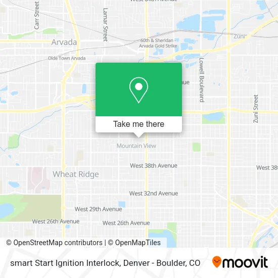 smart Start Ignition Interlock map
