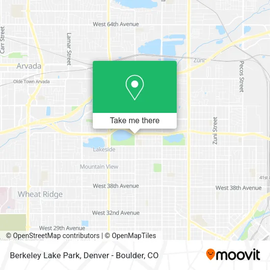 Berkeley Lake Park map