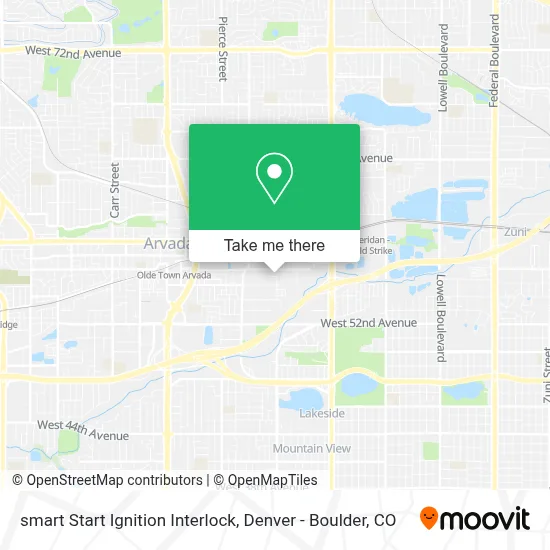 smart Start Ignition Interlock map