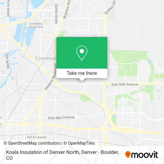 Mapa de Koala Insulation of Denver North