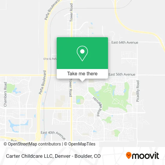 Mapa de Carter Childcare LLC