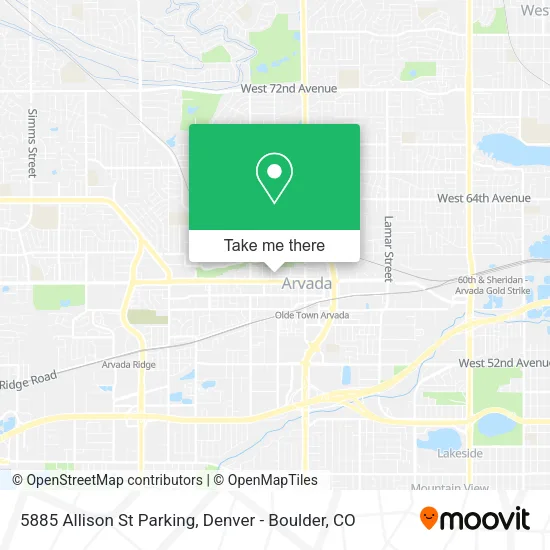 5885 Allison St Parking map